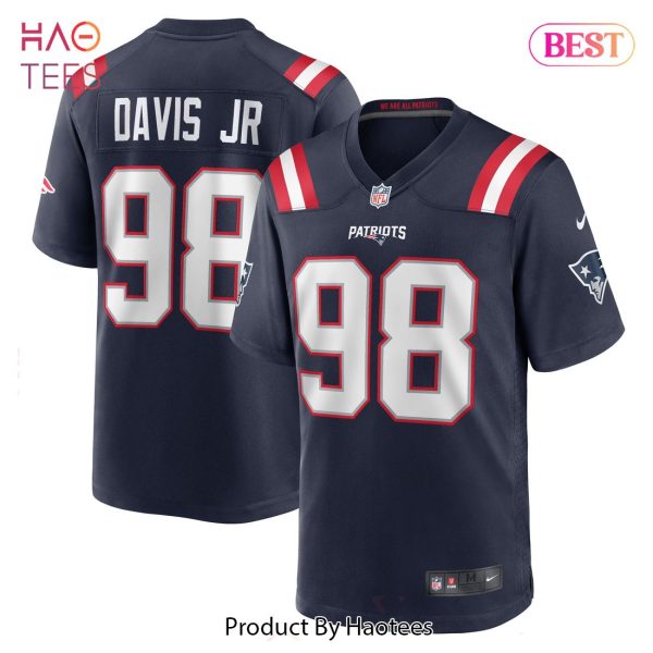 Carl Davis Jr. New England Patriots Nike Game Player Jersey Navy