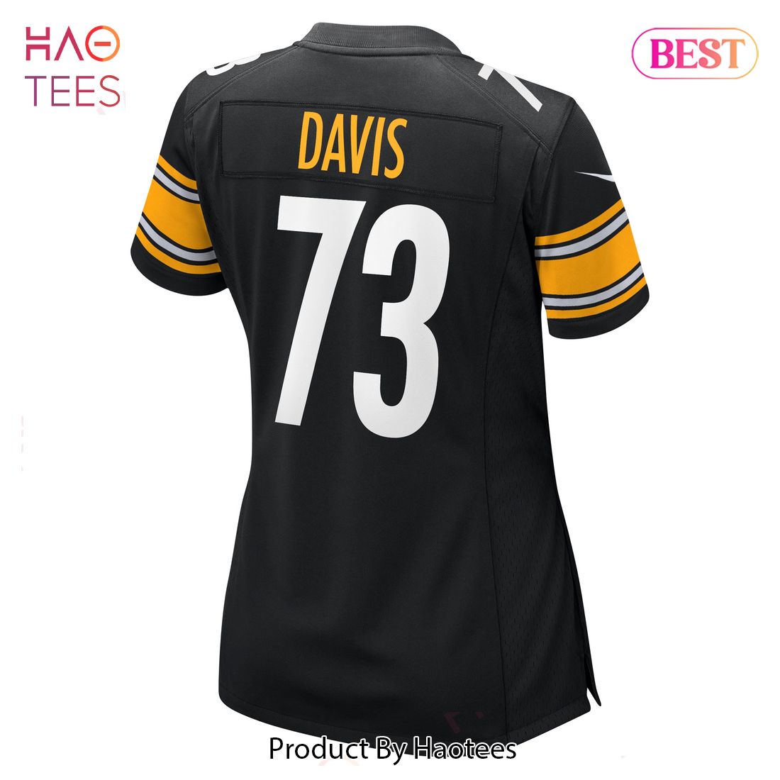 Carlos Davis Pittsburgh Steelers Nike Women's Game Jersey Black