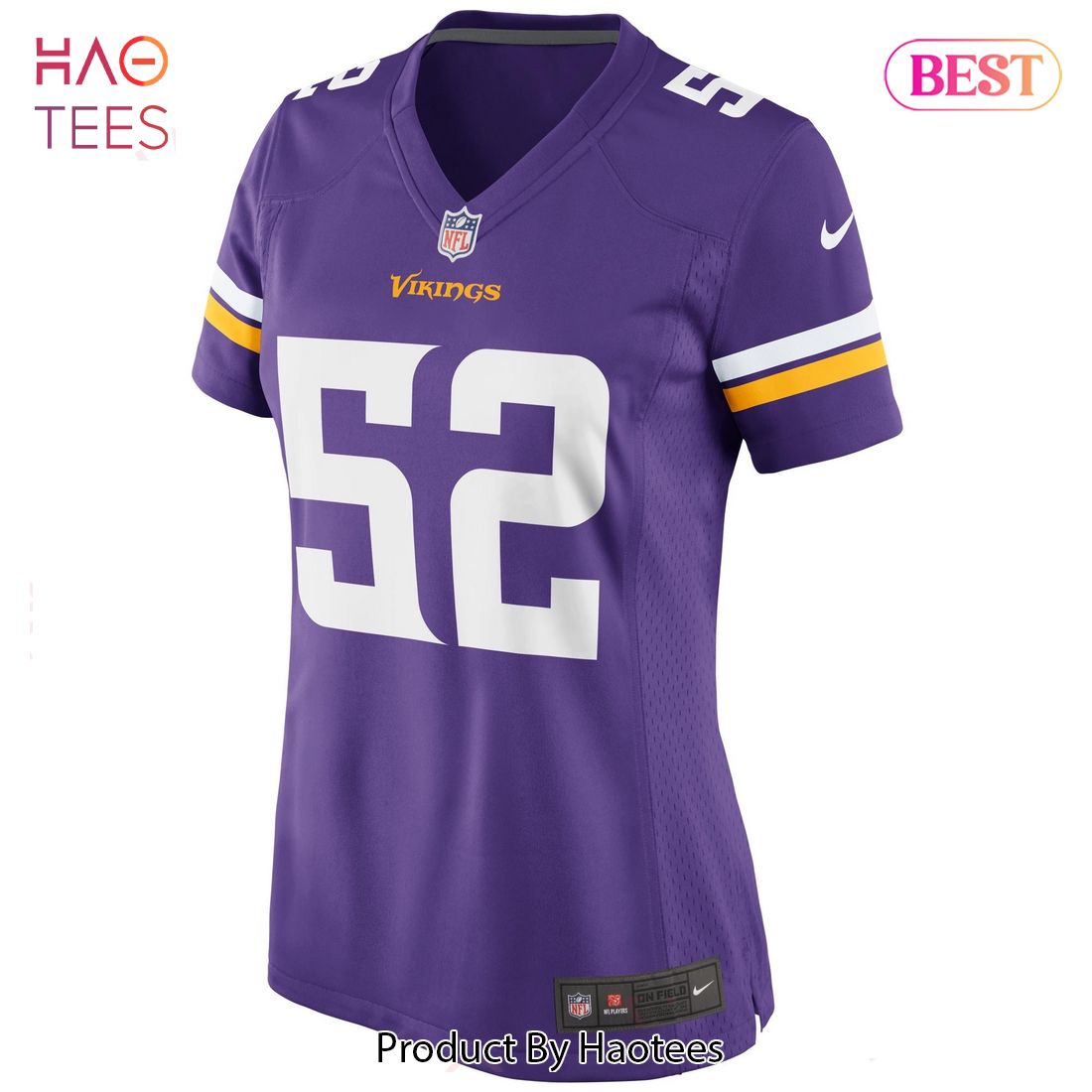 Chad Greenway Minnesota Vikings Nike Women’s Game Jersey Purple Luxury Store