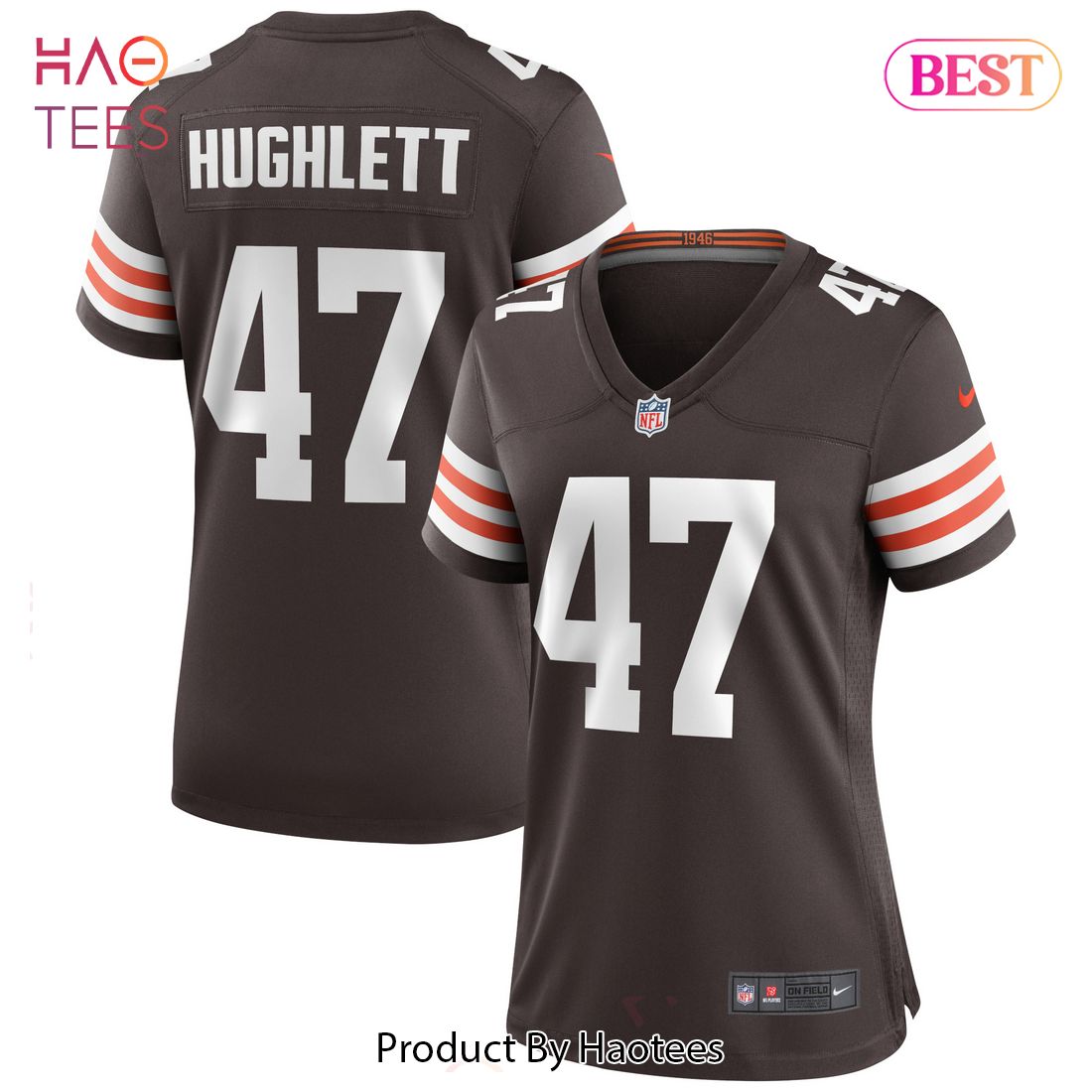 Charley Hughlett Cleveland Browns Nike Women’s Game Jersey Brown