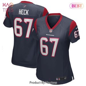 Charlie Heck Houston Texans Nike Women’s Game Jersey Navy