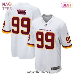 Chase Young Washington Football Team Nike Game Jersey White