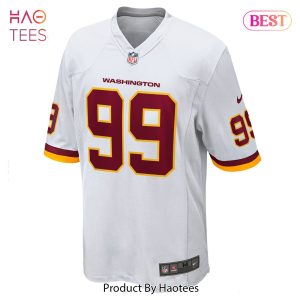 Chase Young Washington Football Team Nike Game Jersey White