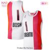 Chris Bosh Miami Heat Mitchell & Ness 2011-12 Hardwood Classics Swingman Jersey White