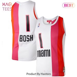 Chris Bosh Miami Heat Mitchell & Ness Women’s Hardwood Classics 2011 Swingman Jersey White