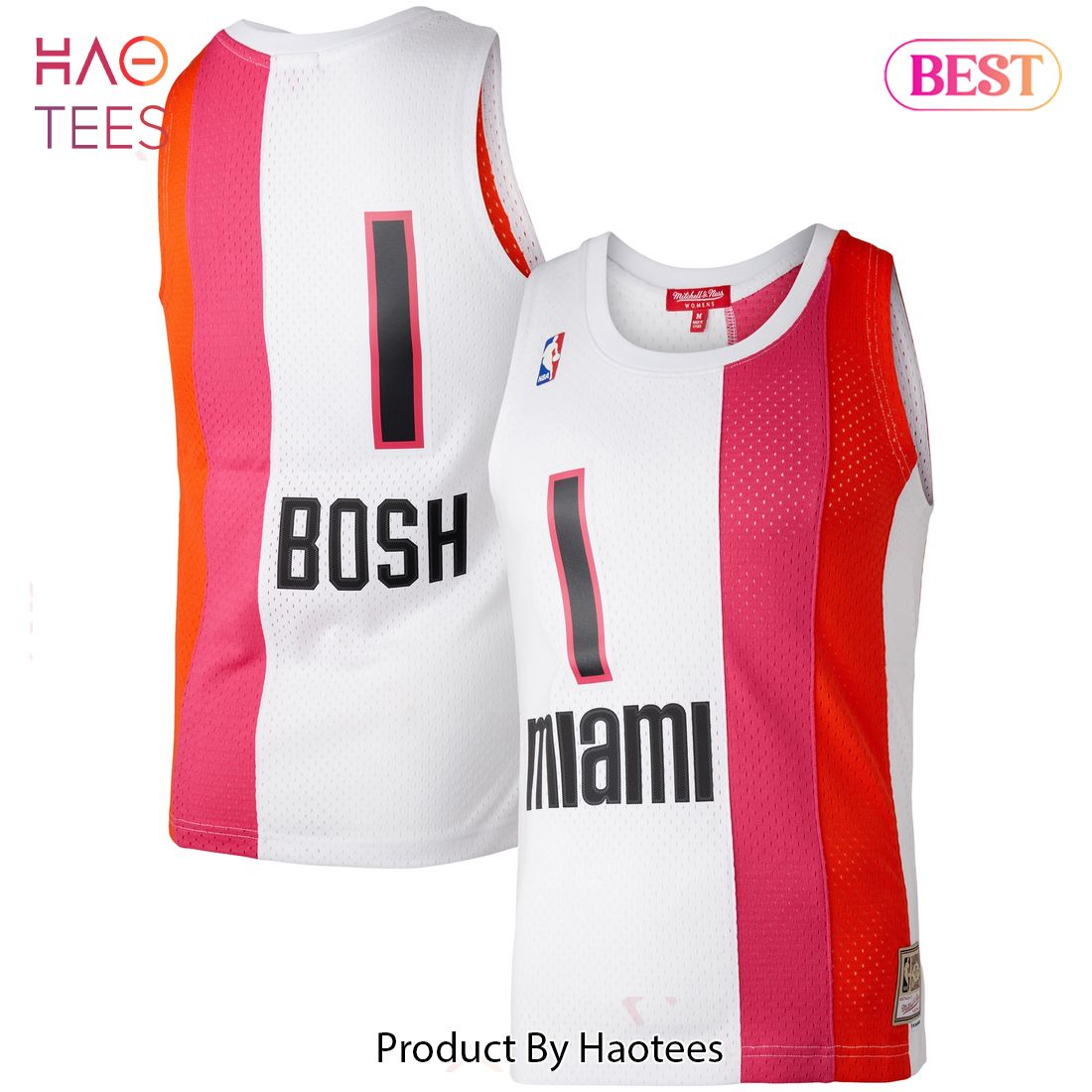 Chris Bosh Miami Heat Mitchell & Ness Women’s Hardwood Classics 2011 Swingman Jersey White