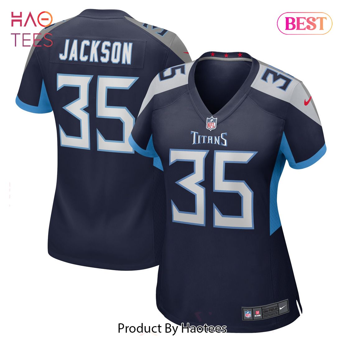 Chris Jackson Tennessee Titans Nike Women’s Game Jersey Navy
