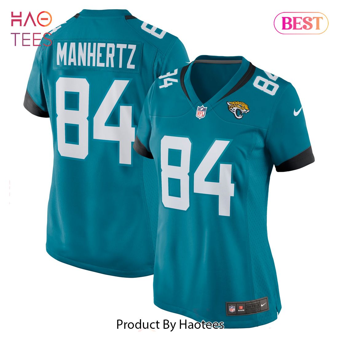 Chris Manhertz Jacksonville Jaguars Nike Women’s Game Jersey Teal Luxury Store