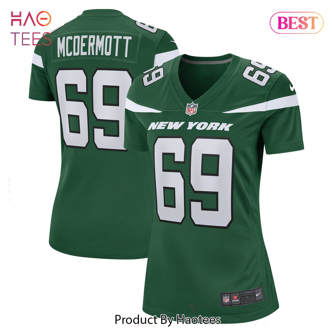 Conor McDermott New York Jets Nike Women’s Game Jersey Gotham Green