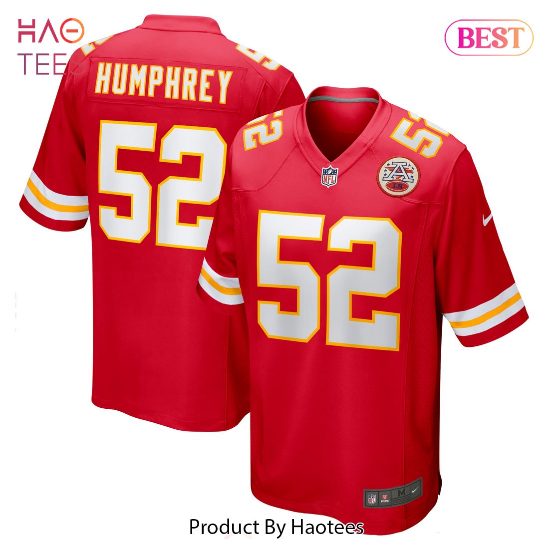 Creed Humphrey Kansas City Chiefs Nike Game Jersey Red Luxury Store