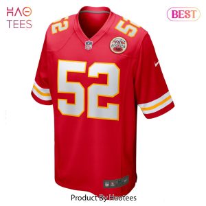 Creed Humphrey Kansas City Chiefs Nike Game Jersey Red