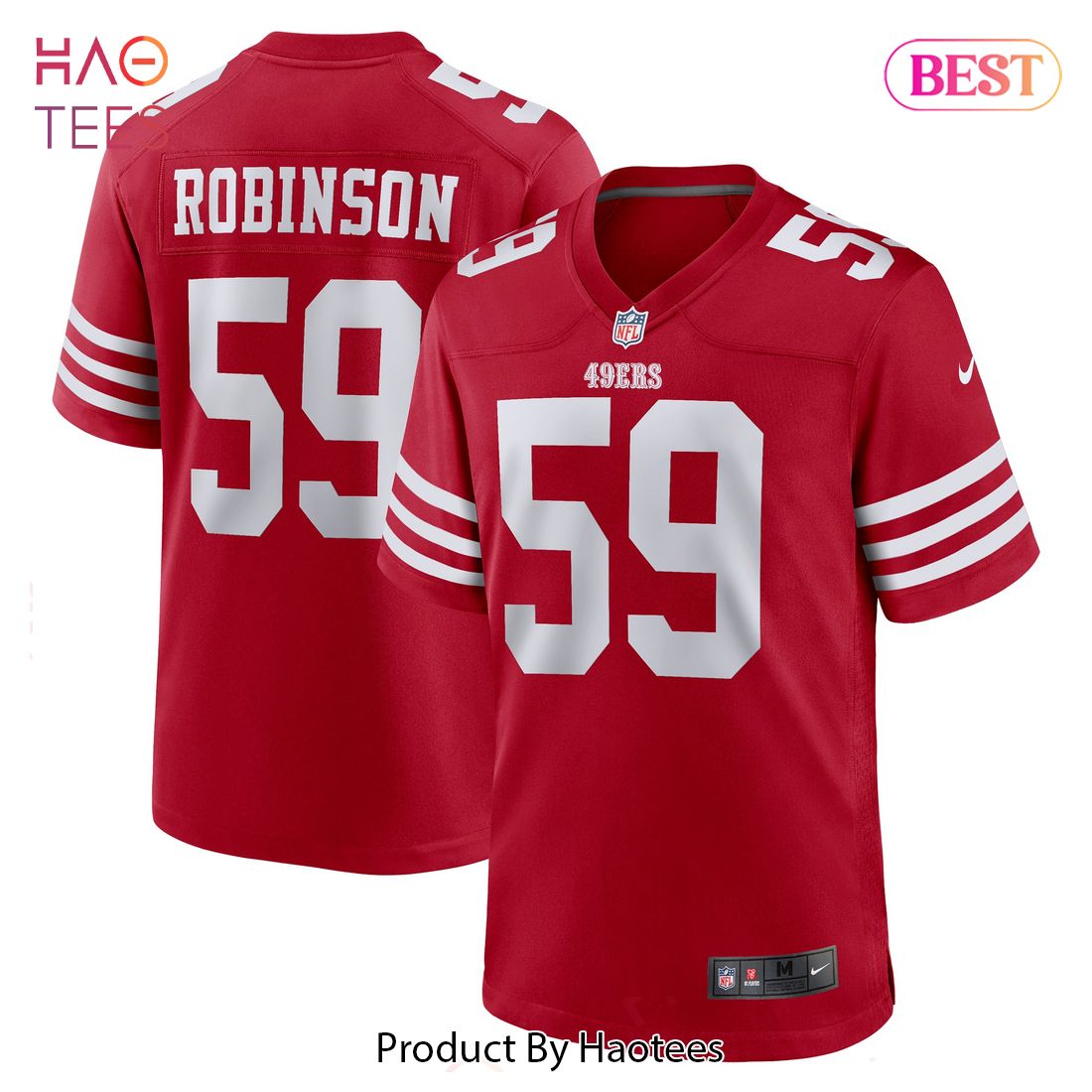 Curtis Robinson San Francisco 49ers Nike Game Player Jersey Scarlet Luxury Store