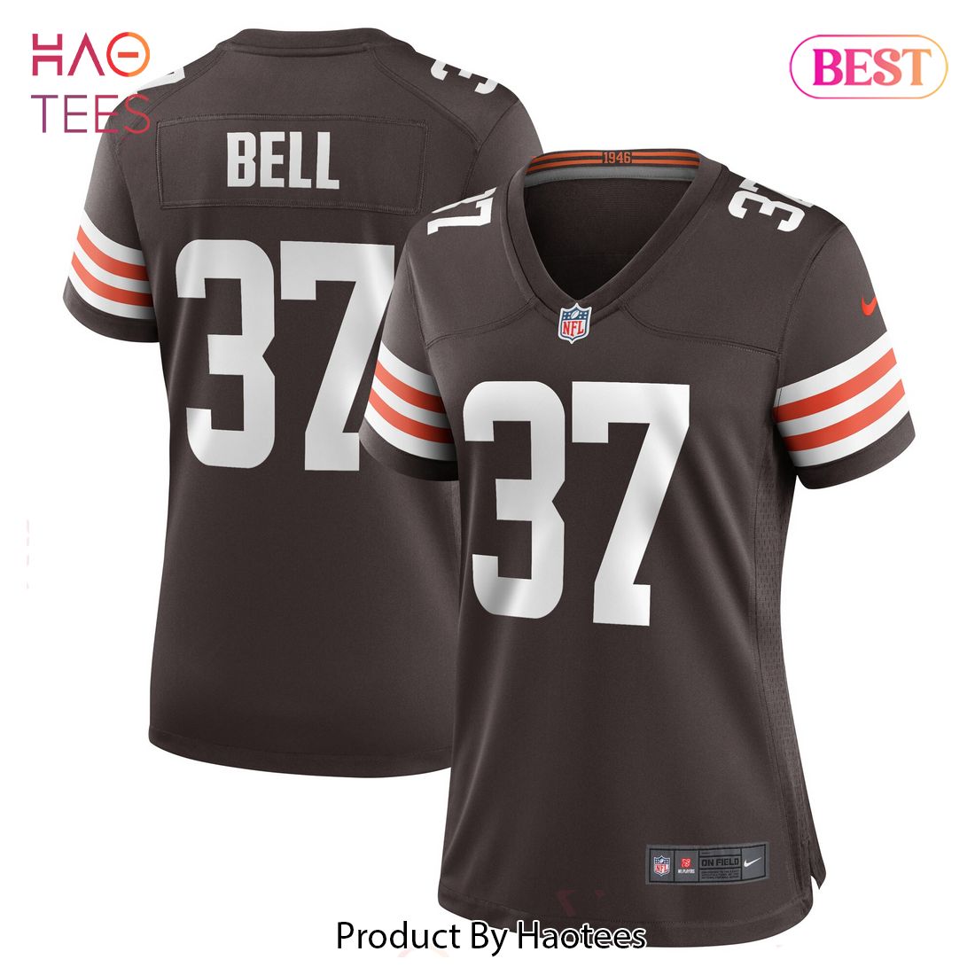 D'Anthony Bell Cleveland Browns Nike Women's Game Player Jersey Brown