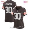 D’Anthony Bell Cleveland Browns Nike Women’s Game Player Jersey Brown