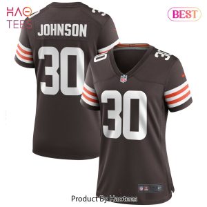 D’Ernest Johnson Cleveland Browns Nike Women’s Game Jersey Brown