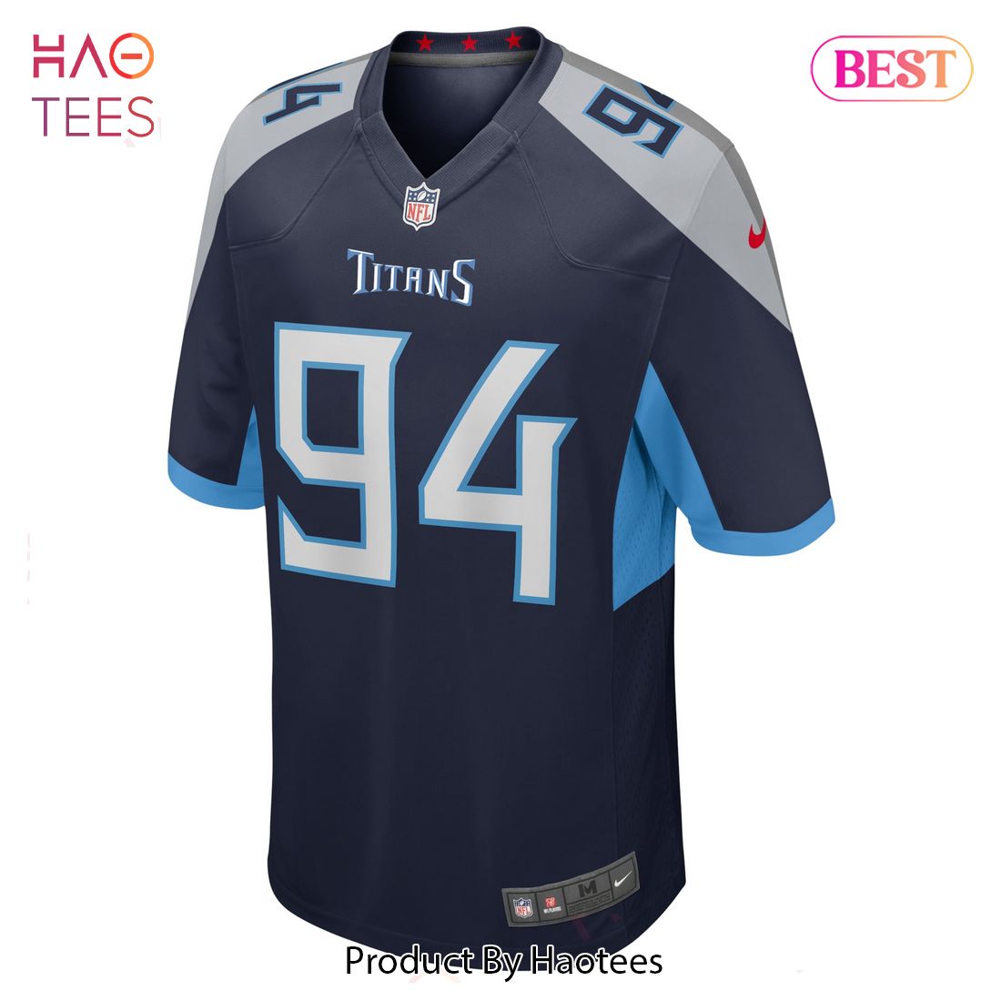 Da'Shawn Hand Tennessee Titans Nike Game Player Jersey Navy