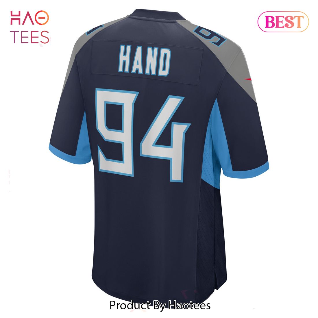 Da'Shawn Hand Tennessee Titans Nike Game Player Jersey Navy