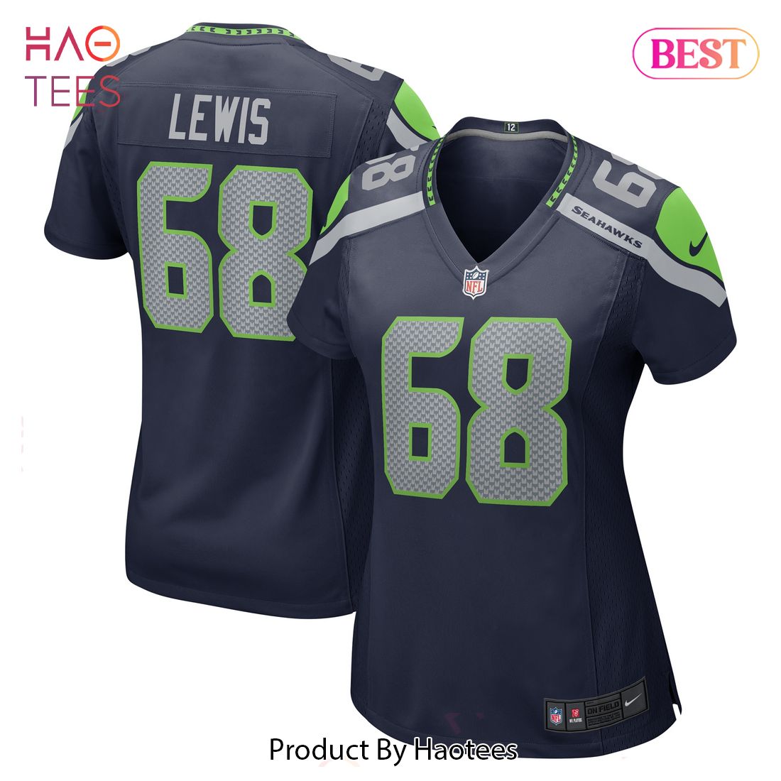 Damien Lewis Seattle Seahawks Nike Women’s Game Jersey College Navy Luxury Store