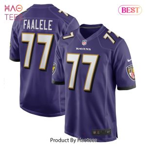 Daniel Faalele Baltimore Ravens Nike Player Game Jersey Purple