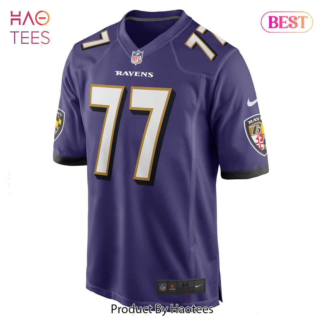 Daniel Faalele Baltimore Ravens Nike Player Game Jersey Purple Luxury Store