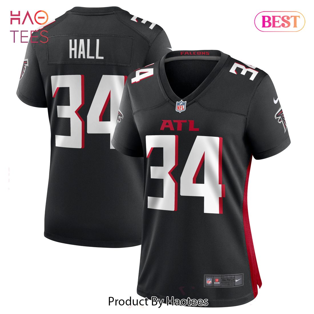 Darren Hall Atlanta Falcons Nike Women’s Game Jersey Black