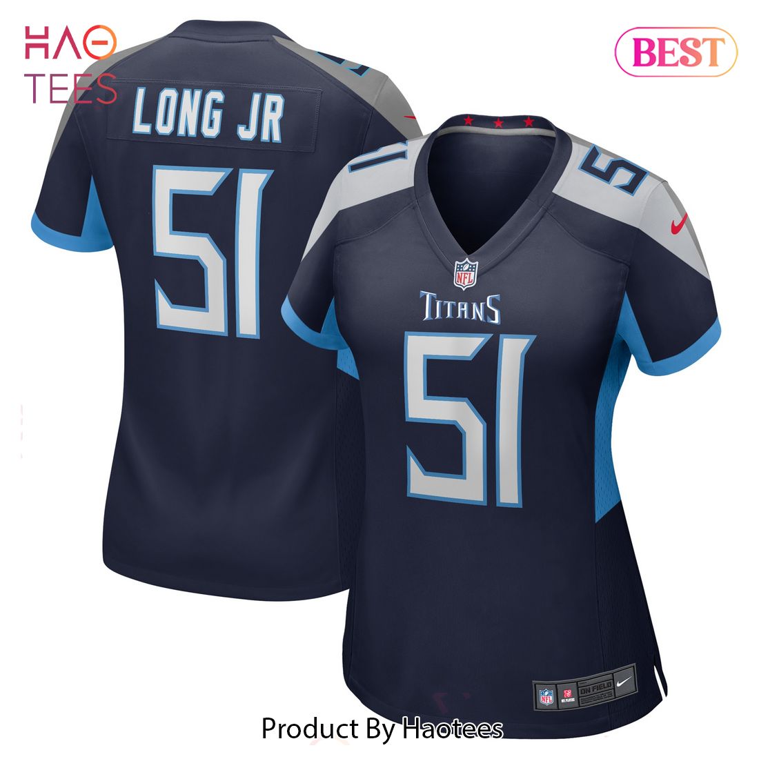 David Long Jr. Tennessee Titans Nike Women’s Game Jersey Navy Luxury Store