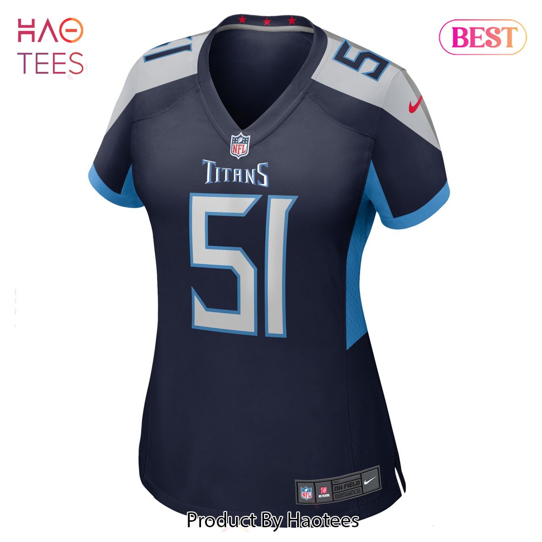 David Long Jr. Tennessee Titans Nike Women’s Game Jersey Navy Luxury Store