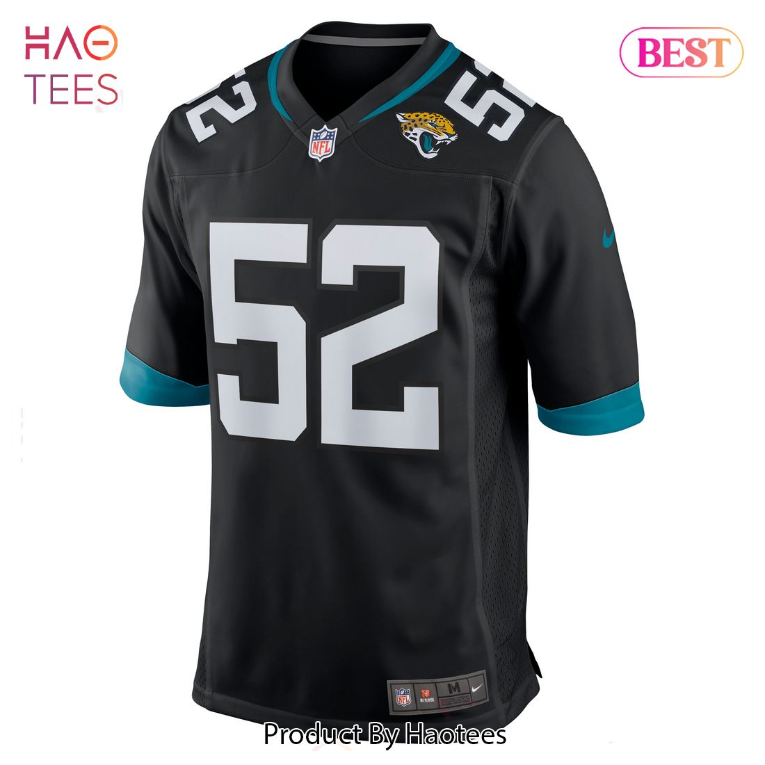 DaVon Hamilton Jacksonville Jaguars Nike Game Jersey Black Luxury Store