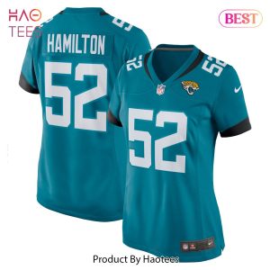DaVon Hamilton Jacksonville Jaguars Nike Women’s Game Jersey Teal