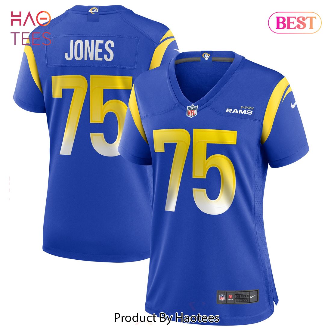 Deacon Jones Los Angeles Rams Nike Women’s Game Retired Player Jersey Royal