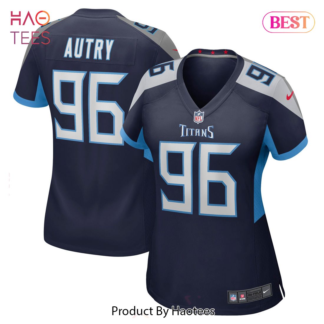 Denico Autry Tennessee Titans Nike Women’s Game Jersey Navy