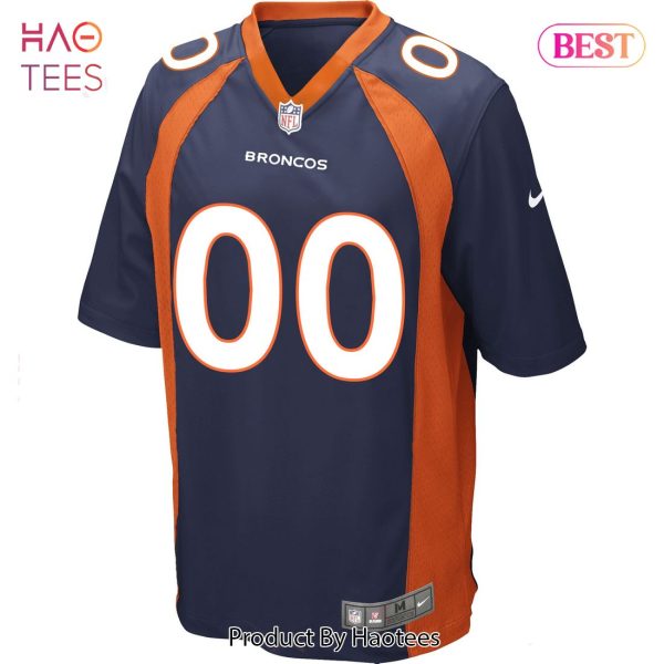 Denver Broncos Nike Alternate Custom Game Jersey Navy