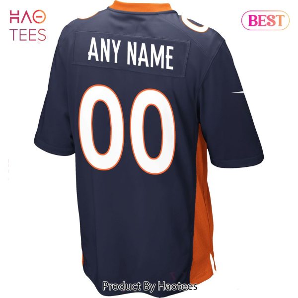 Denver Broncos Nike Alternate Custom Game Jersey Navy