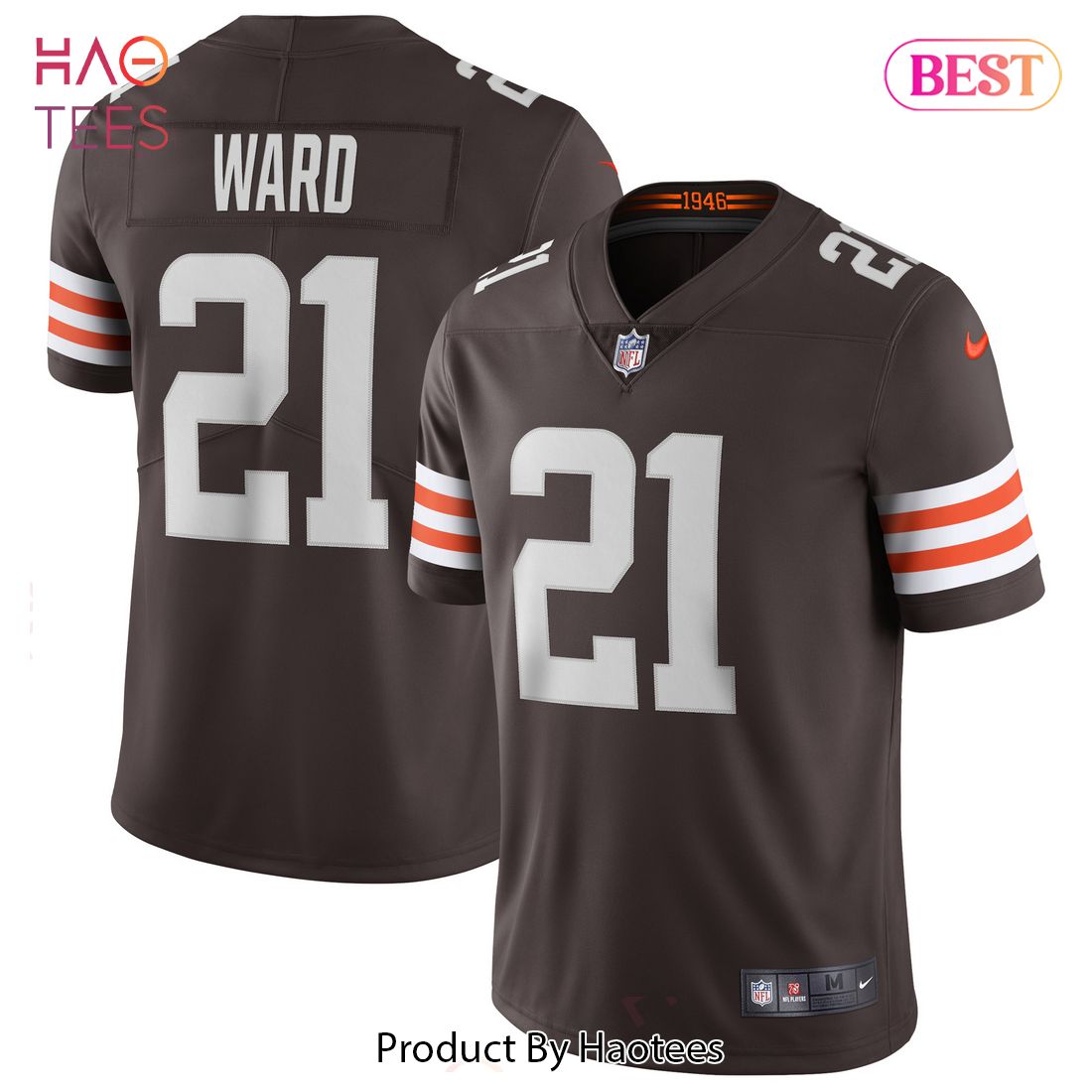 Denzel Ward Cleveland Browns Nike Vapor Limited Jersey Brown Luxury Store