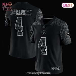 Derek Carr Las Vegas Raiders Nike RFLCTV Limited Jersey Black