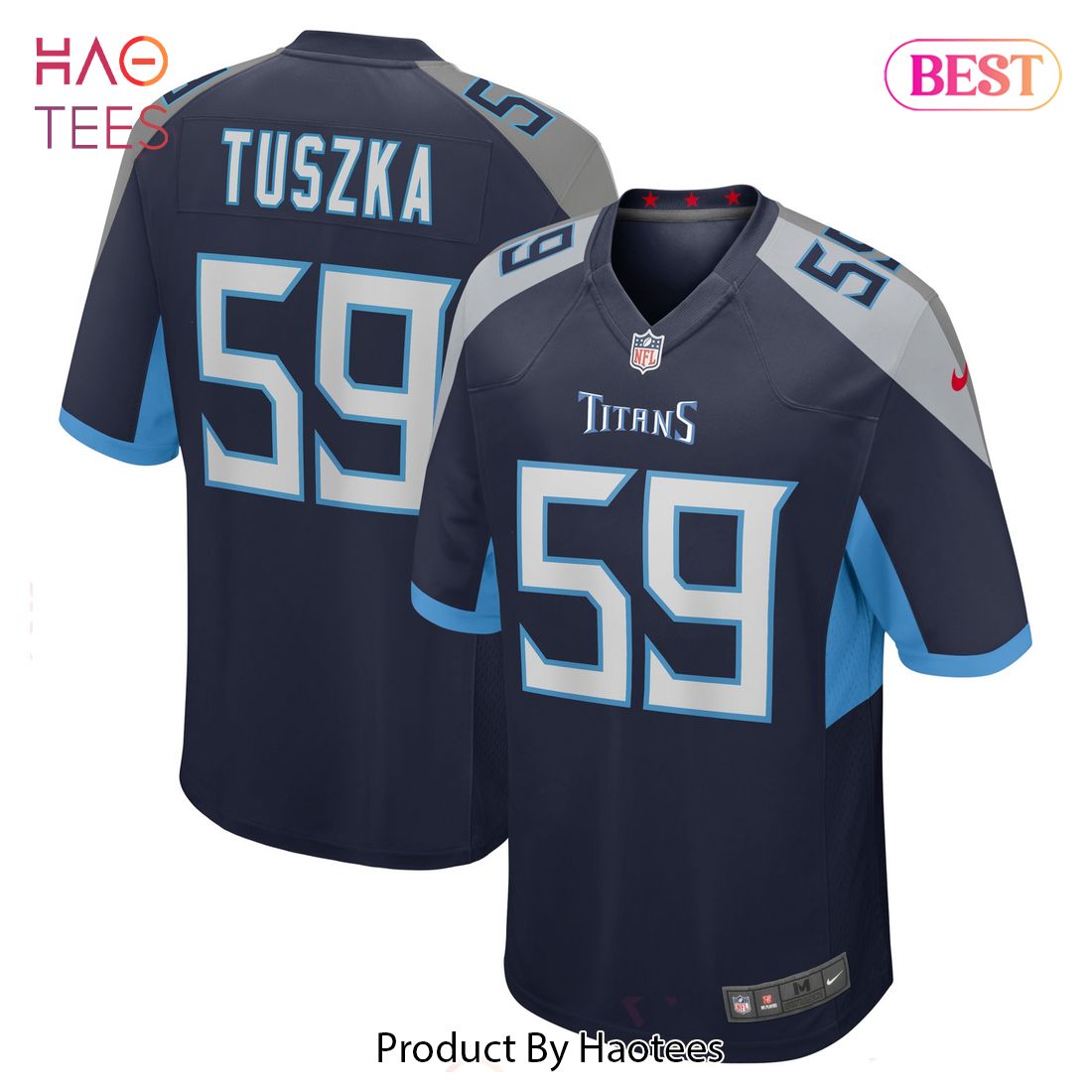 Derrek Tuszka Tennessee Titans Nike Game Player Jersey Navy Luxury Store