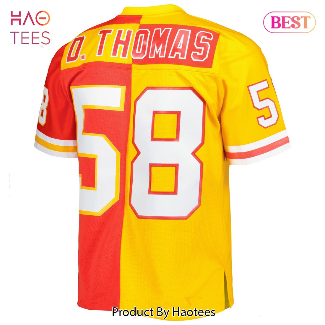 Custom Split KC Chiefs Shirt | Thriftedtiff XL