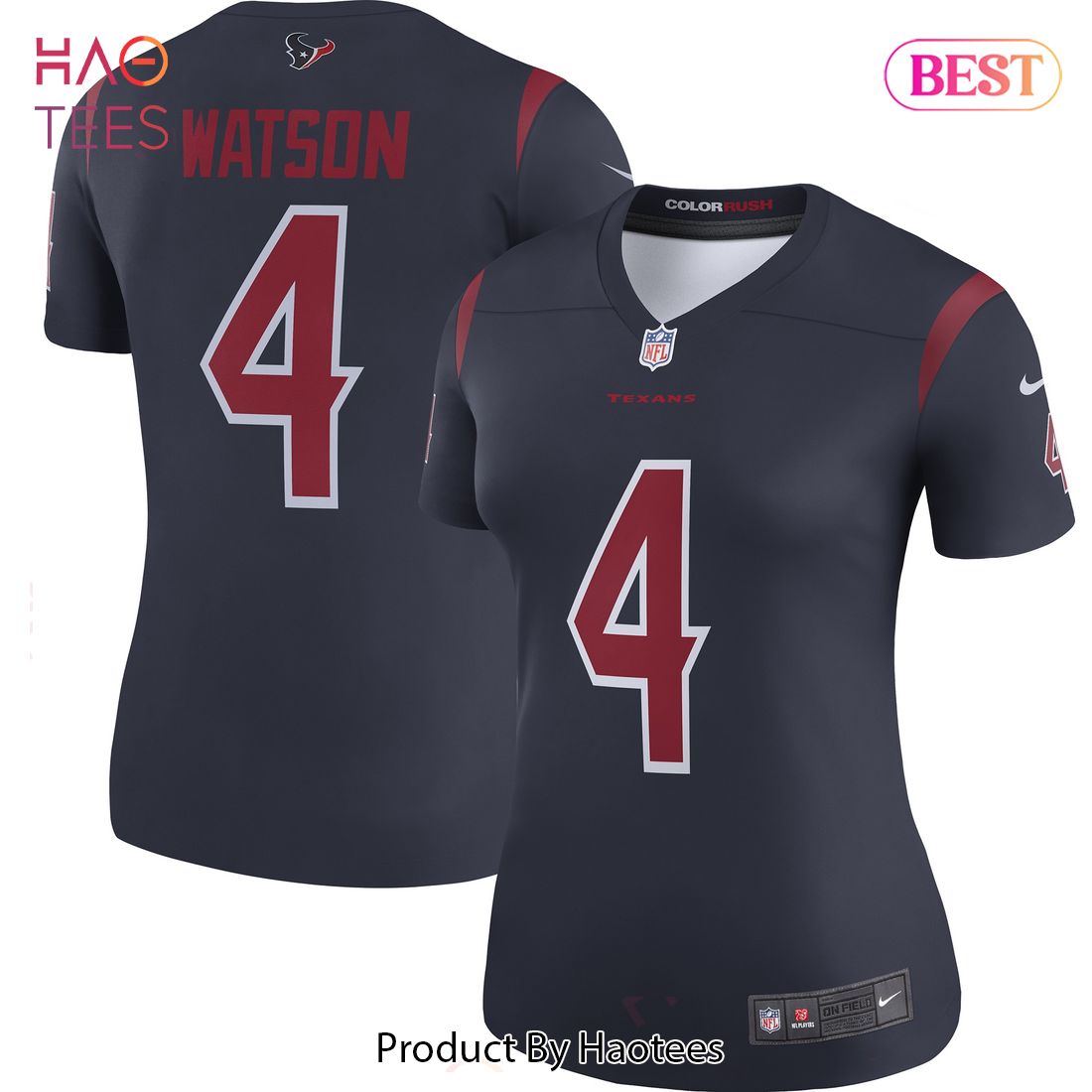 Deshaun Watson Houston Texans Nike Women’s Color Rush Legend Jersey Navy Luxury Store