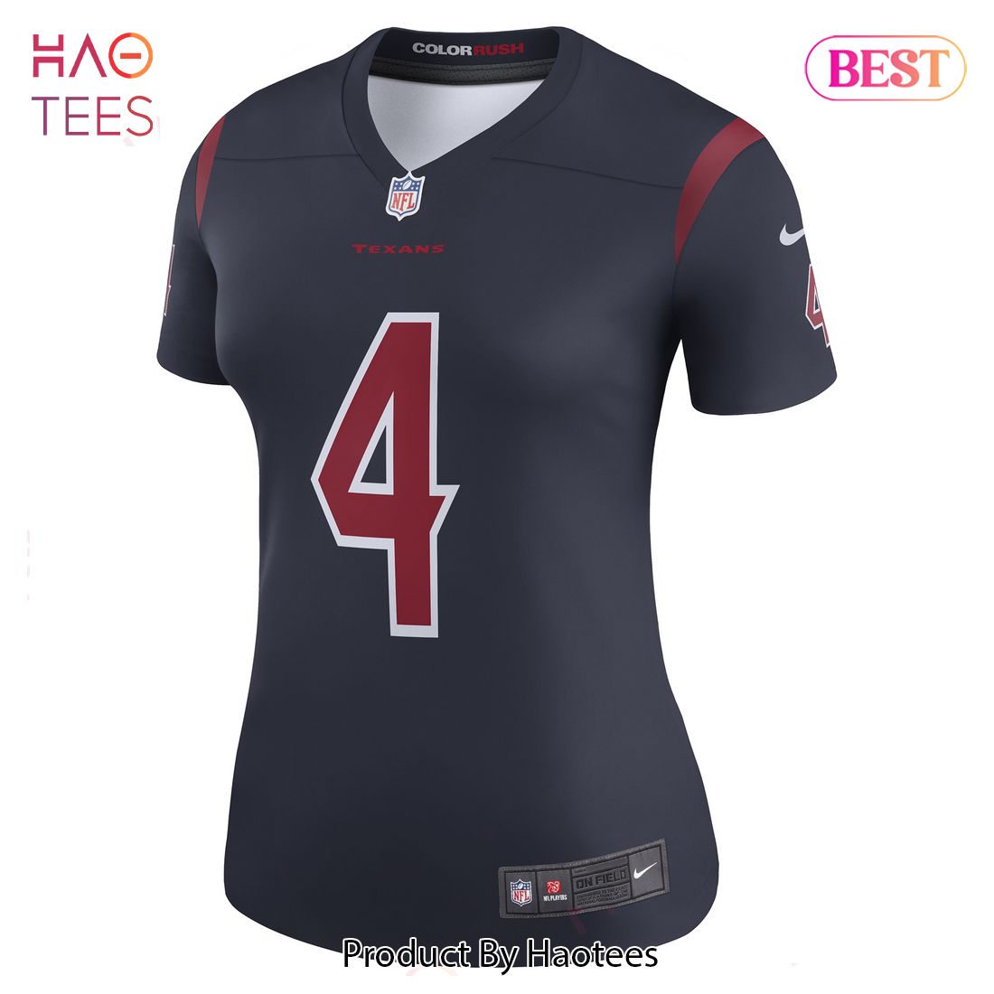 Deshaun Watson Houston Texans Nike Women’s Color Rush Legend Jersey Navy Luxury Store