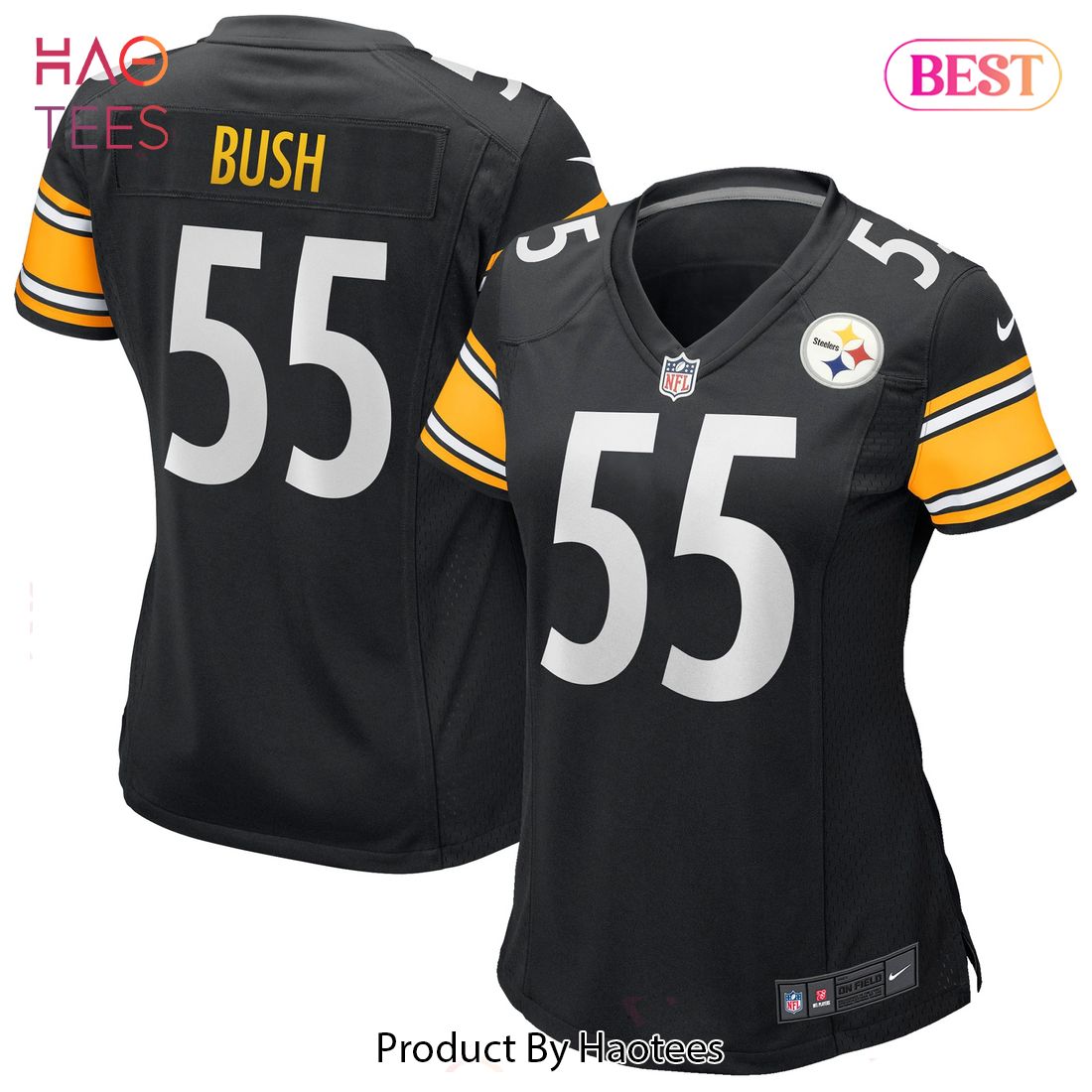 Devin Bush Pittsburgh Steelers Nike Women’s Game Jersey Black