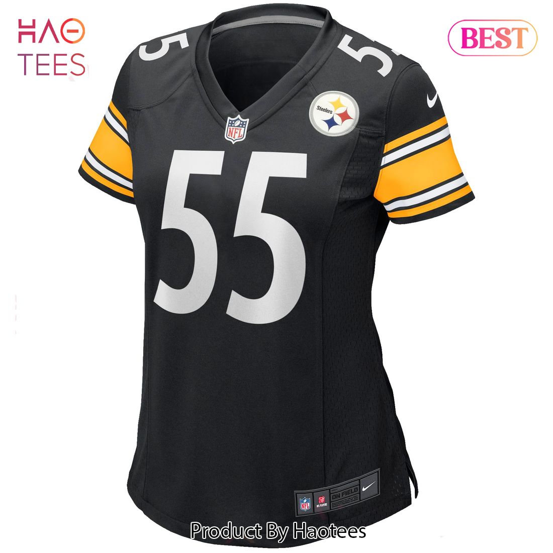 Devin Bush Pittsburgh Steelers Nike Women’s Game Jersey Black Luxury Store