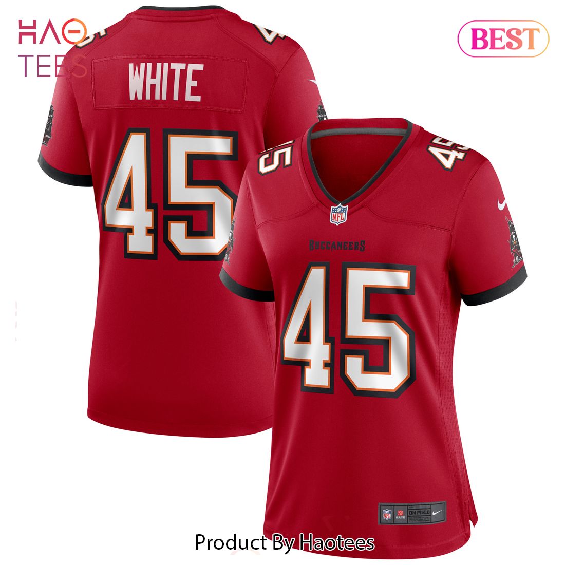 Devin White Tampa Bay Buccaneers Nike Women’s Game Jersey Red
