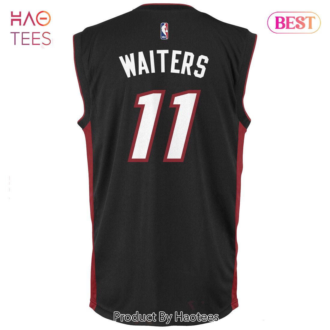 Dion Waiters Miami Heat adidas Road Replica Jersey Black