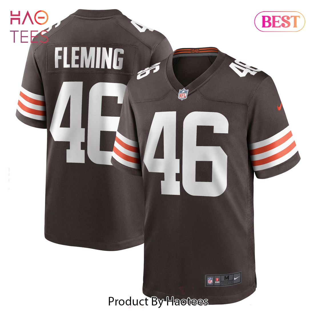 Don Fleming Cleveland Browns Nike Retired Player Jersey Brown Luxury Store