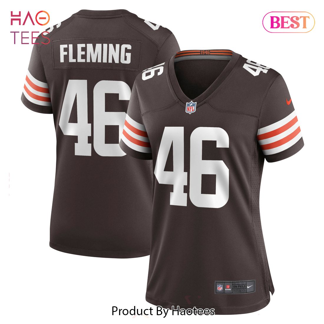 Don Fleming Cleveland Browns Nike Women's Retired Player Jersey Brown