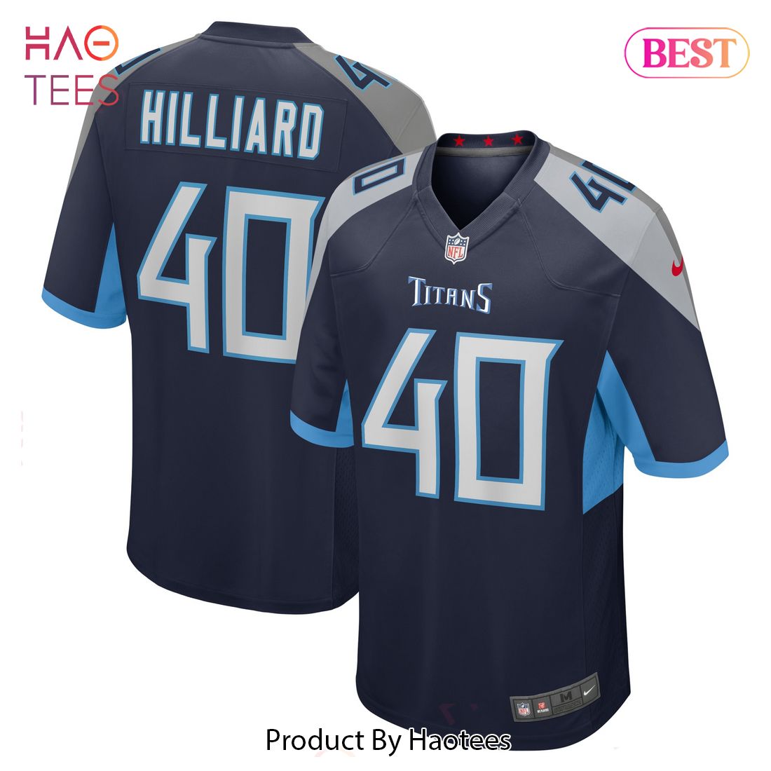 Dontrell Hilliard Tennessee Titans Nike Game Player Jersey Navy