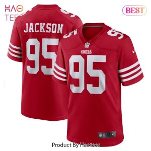 Drake Jackson San Francisco 49ers Nike Game Player Jersey Scarlet
