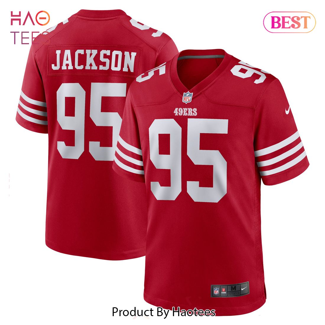 Drake Jackson San Francisco 49ers Nike Game Player Jersey Scarlet Luxury Store