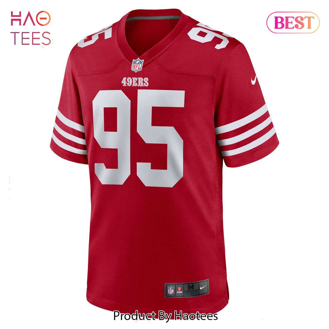 Drake Jackson San Francisco 49ers Nike Game Player Jersey Scarlet Luxury Store