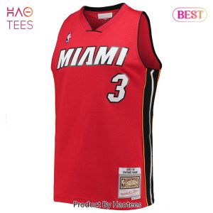 Dwyane Wade Miami Heat Mitchell & Ness 2005-06 Hardwood Classics Swingman Jersey Red